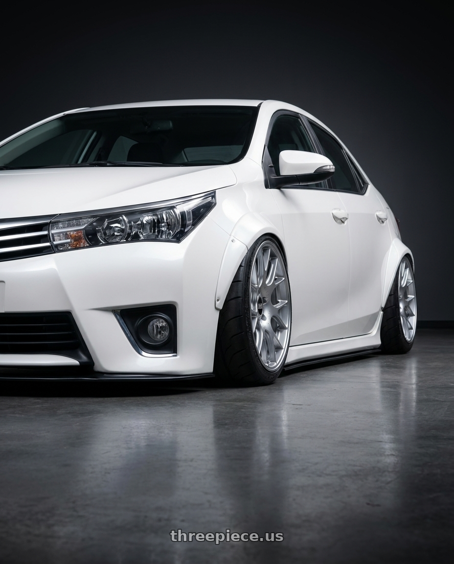 2016 Altis 白 with BBS CH-R 5x130 19x12 +45 Brilliant Silver Polished Rim Protector wheels