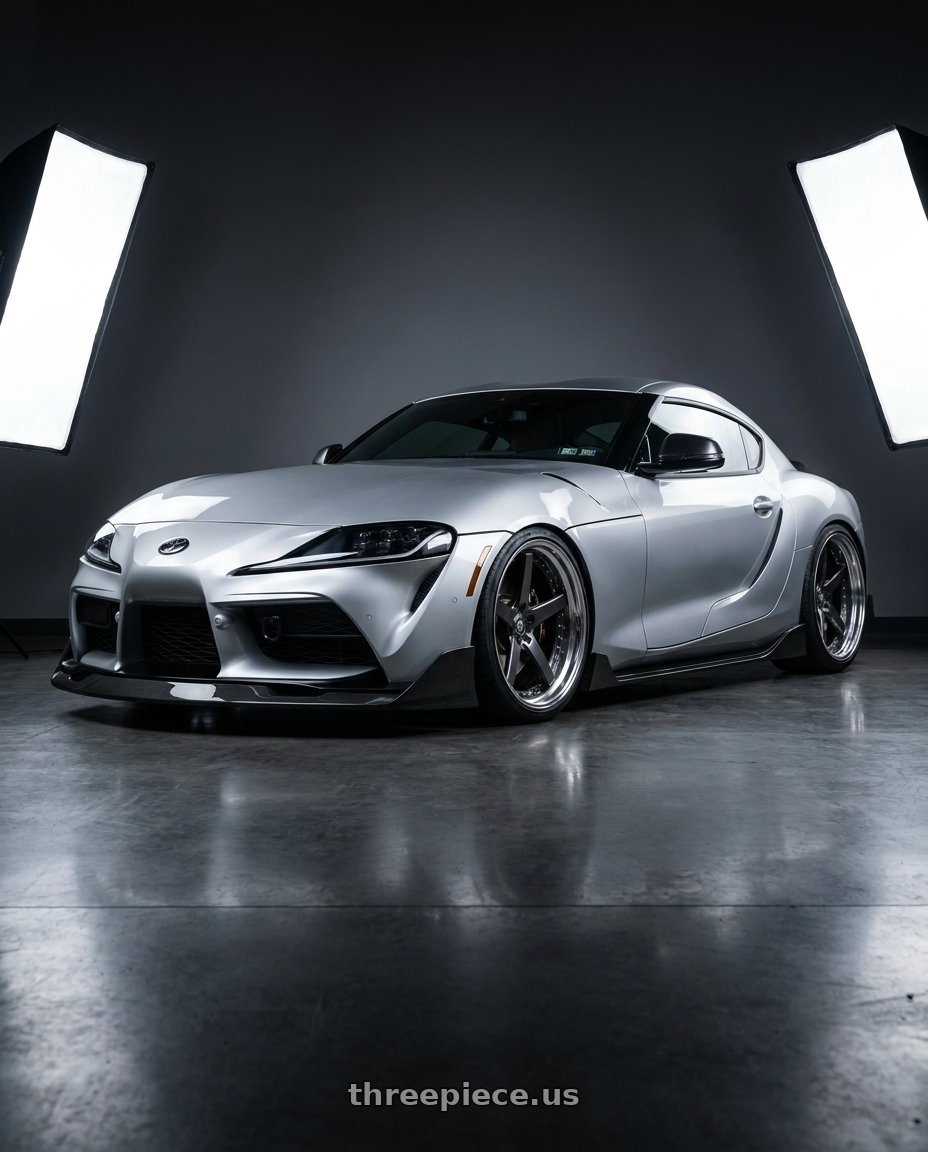 2020 gr supra premium with Work Zeast Black Label Bst2 5x112 20x11+38 S Disk Brilliant Silver Black wheels