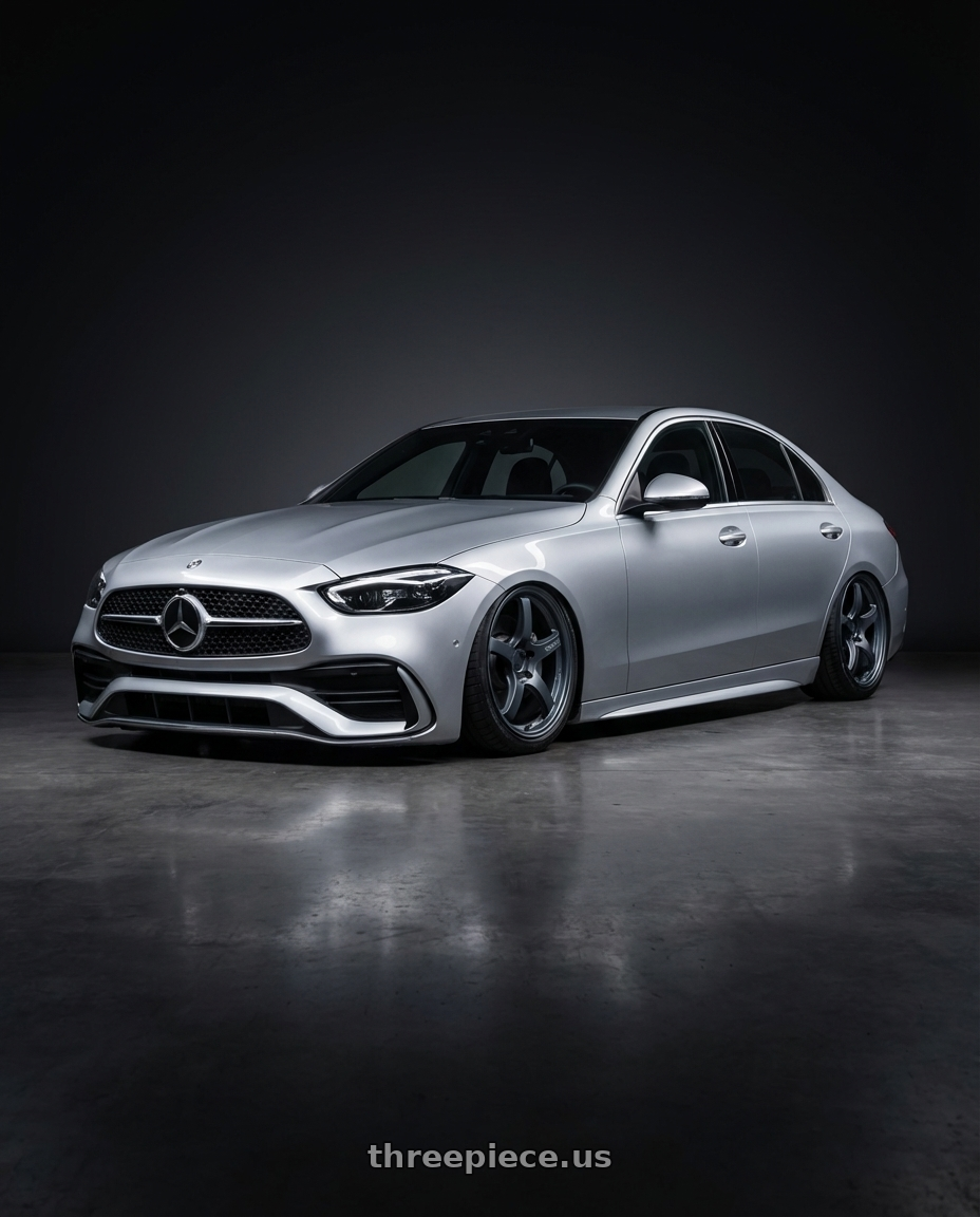 2022 Mercedes-Benz C-Class W206 with Gram Lights 57CR 5x112 19x10.5+22 Gunblue II wheels