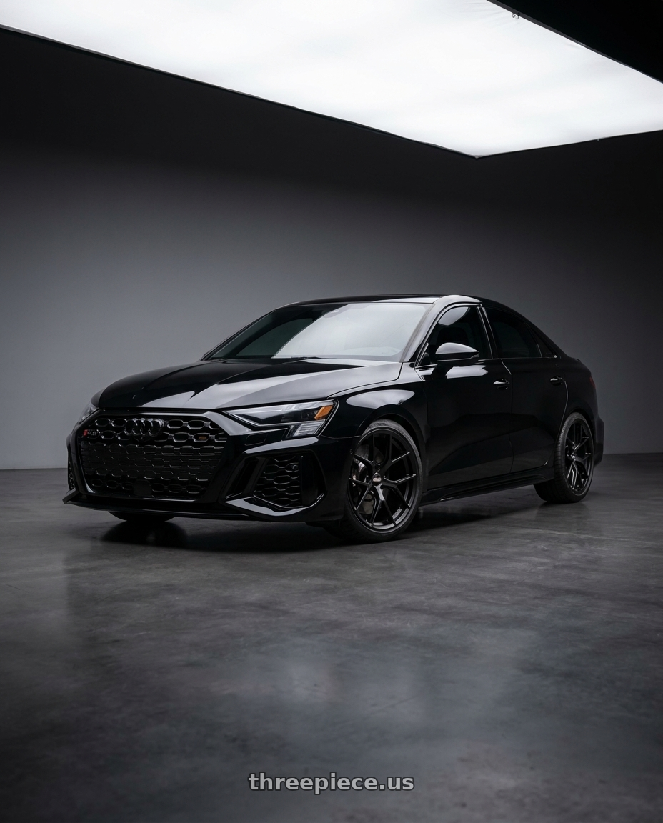 2022 Audi RS3 8Y with BBS FI-R Evo 5x112 19x9.5+15 Satin Black wheels