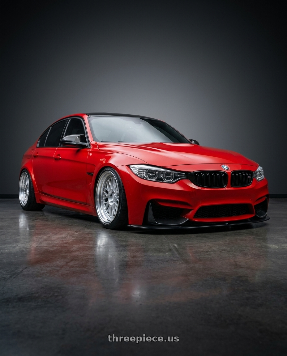 2016 bmw m3 with ESR Wheels SR SERIES SR01 5x120 19x8.5 +30 Hyper Silver wheels