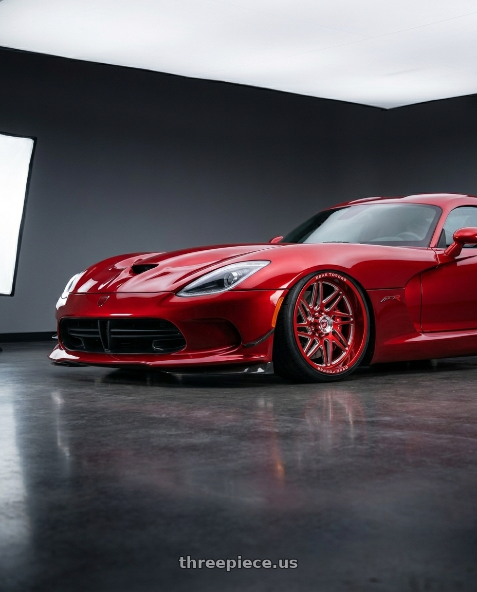 2017 Dodge viper with Gear Forged GF761RT 8x165.1 22x12 -44 A262234 wheels