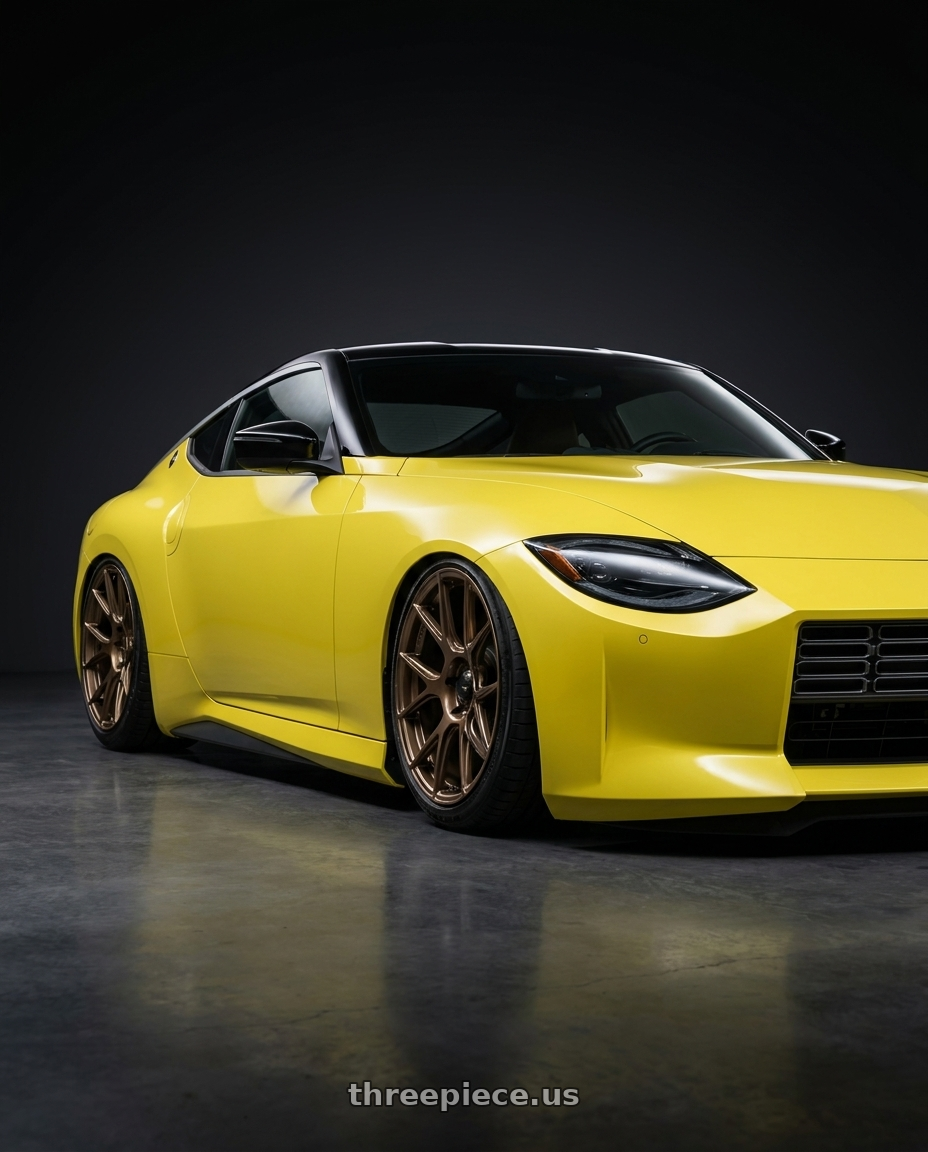 2024 Nissan Z with Konig Ampliform 5x114.3 19x9.5+35 Gloss Bronze wheels
