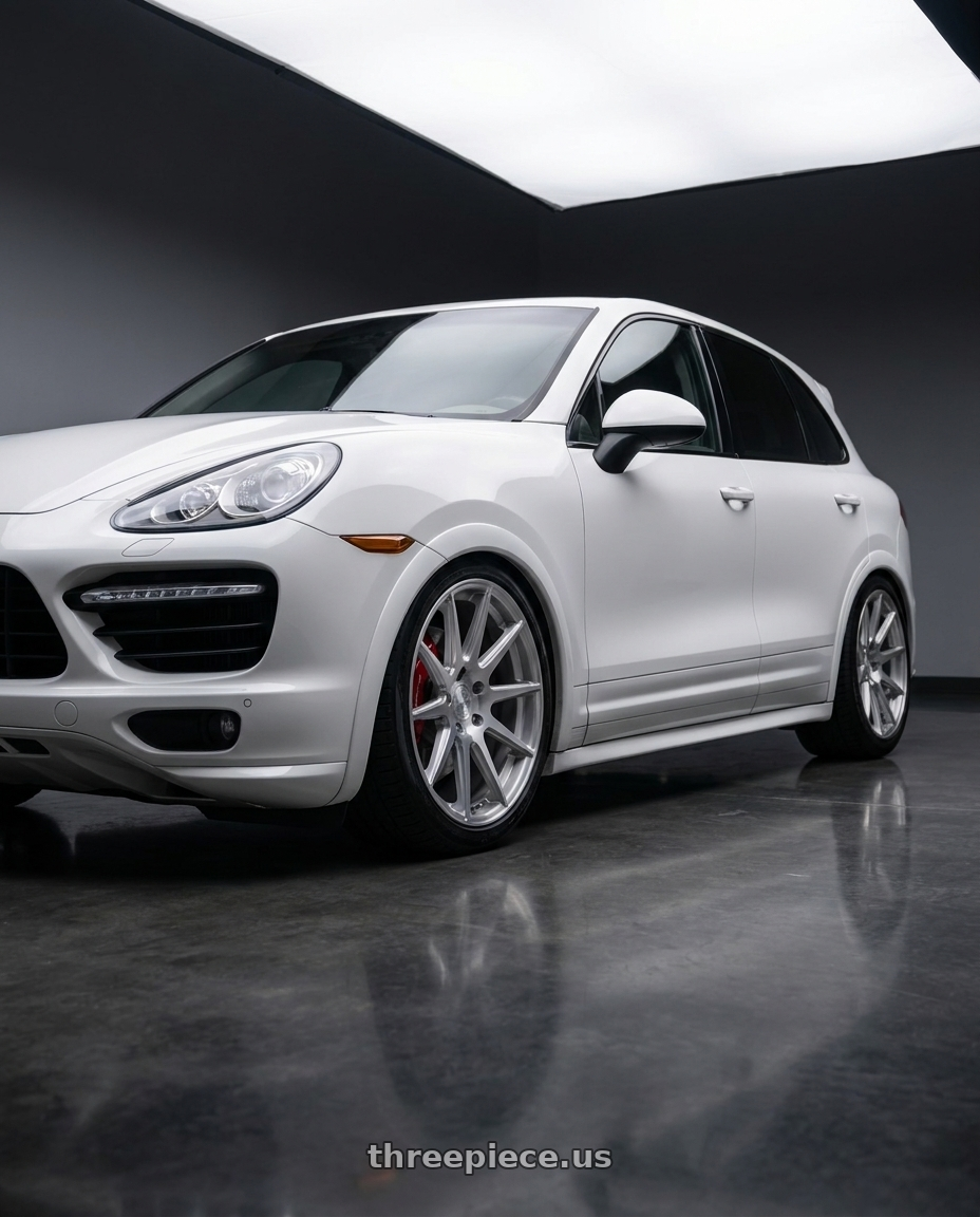 2013 Porsche Cayenne GTS with Avant Garde Wheels M621 BLANK 20x11 +BLANK Brushed Liquid Silver wheels