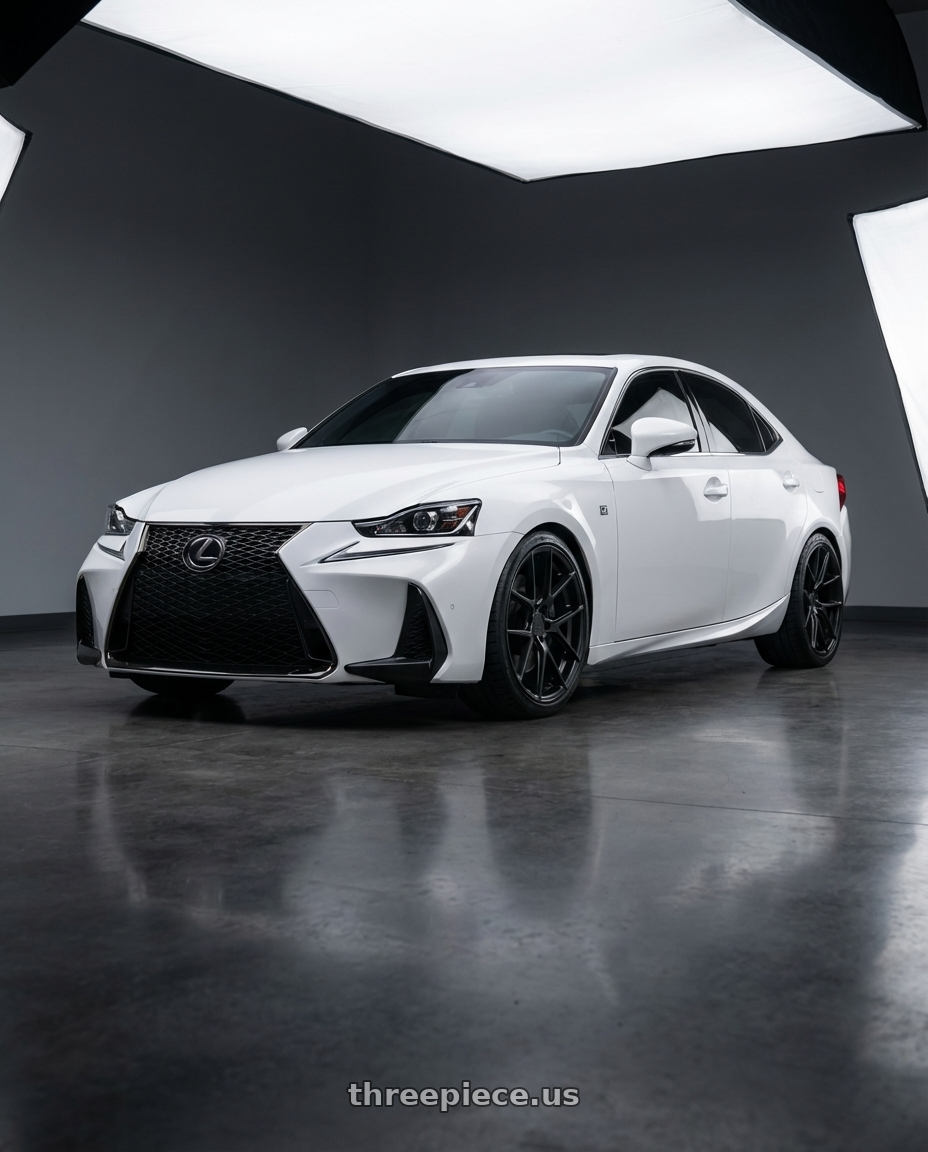 2018 Lexus IS 350 F Sport with Avant Garde Wheels M510 5X114.3 19x9.5 +40 Matte Black wheels