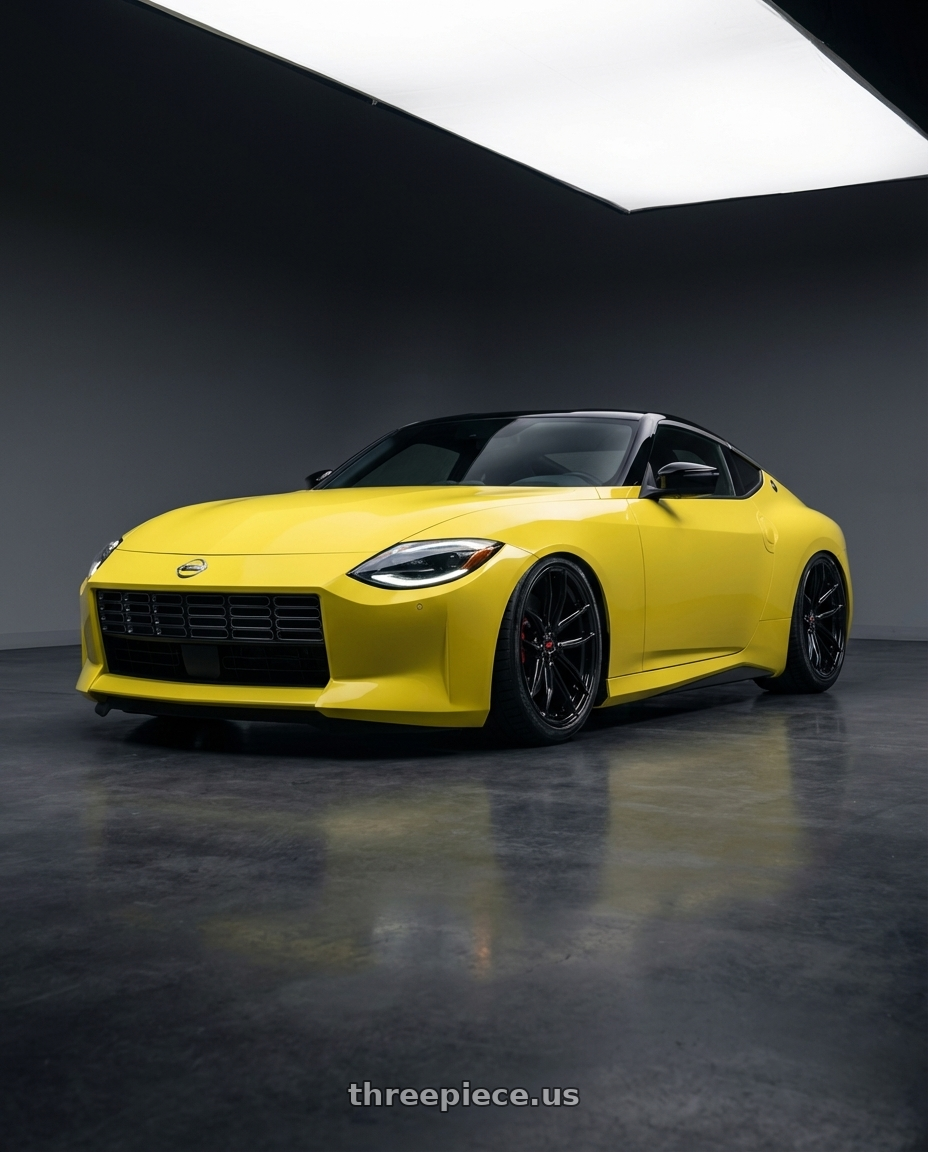 2024 Nissan Z with Vossen HF-5 19x8.5 / 5x114.3 / ET32 / Flat Face / 73.1 - Gloss Black Wheel - HF5-9N60 wheels