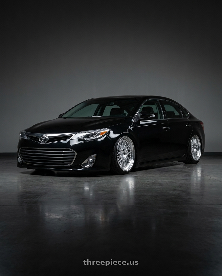 2013 Toyota avalon with Aodhan AH05 5x114.3 18x8.5+35 Silver w/Machined Face wheels