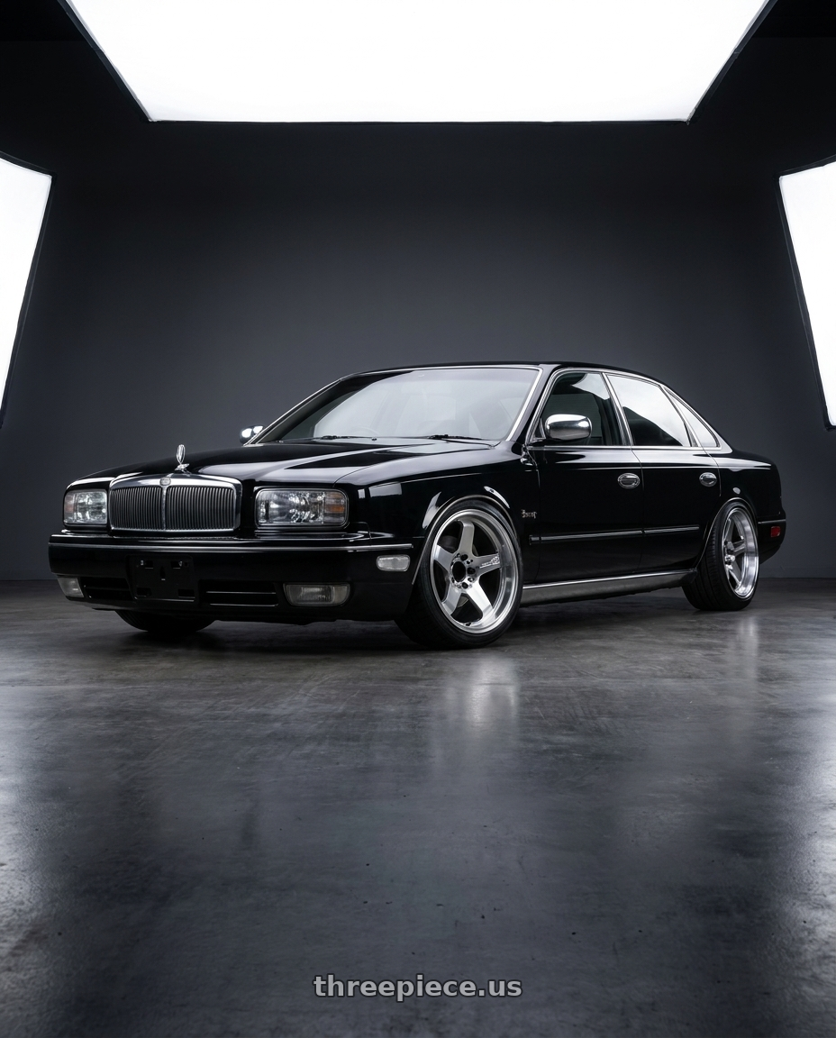 1990 nissan president with Advan Racing GT HEAVY DUTY 6x139.7 17x8.5 +x10 MACHINING & DIAMOND CUT wheels