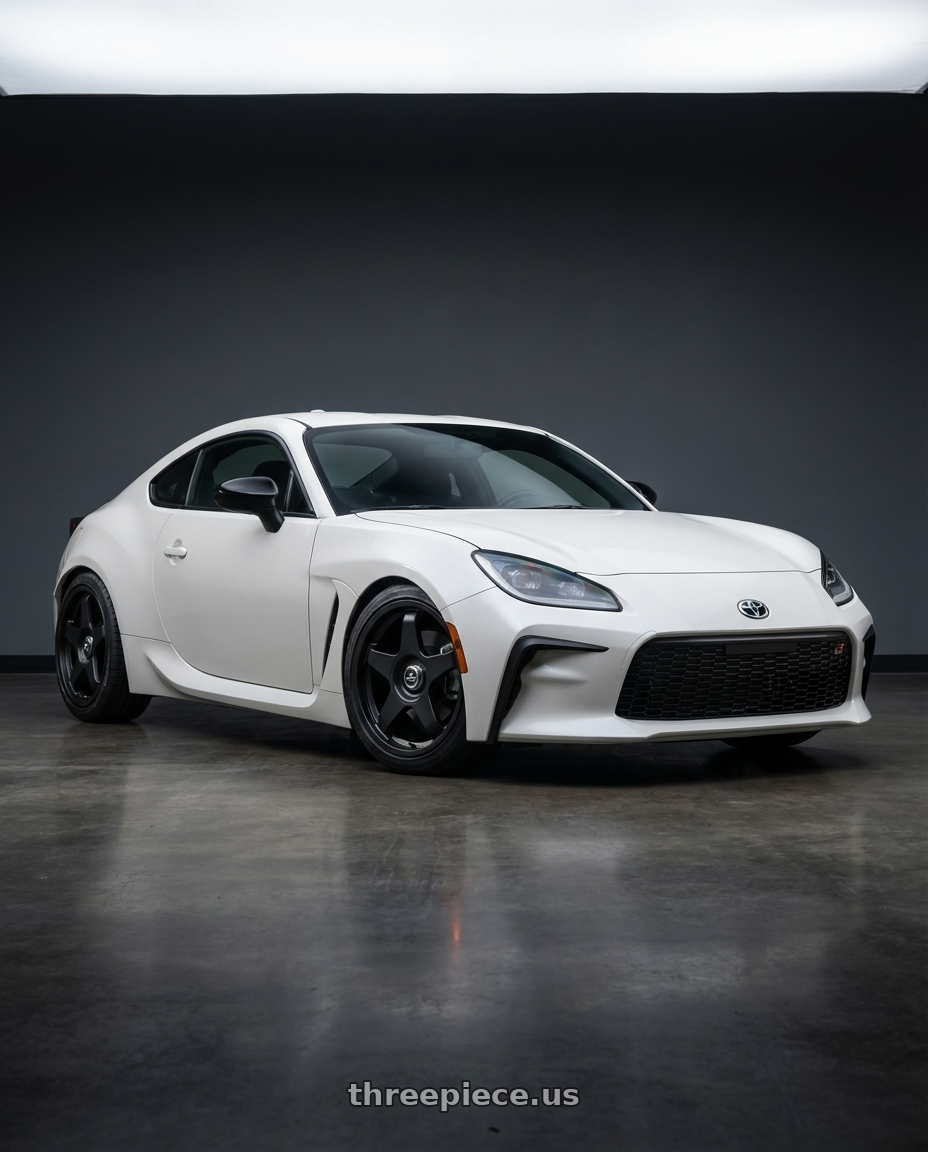 2016 Scion FR-S with fifteen52 CHICANE 5x100 / 5x112 17x7.5 +35 ASPHALT BLACK (SATIN BLACK) wheels