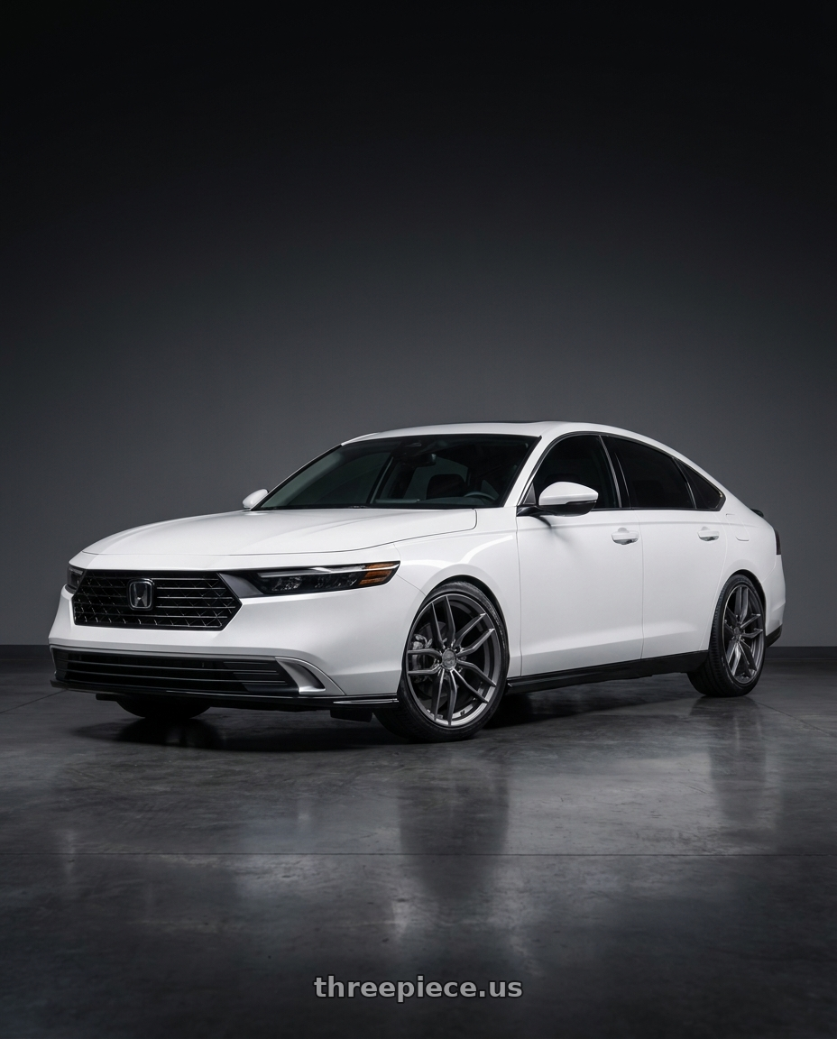 2026 Honda accord with Niche 1PC M204 VOSSO 5X114.3 17X8 +40 MATTE ANTHRACITE wheels