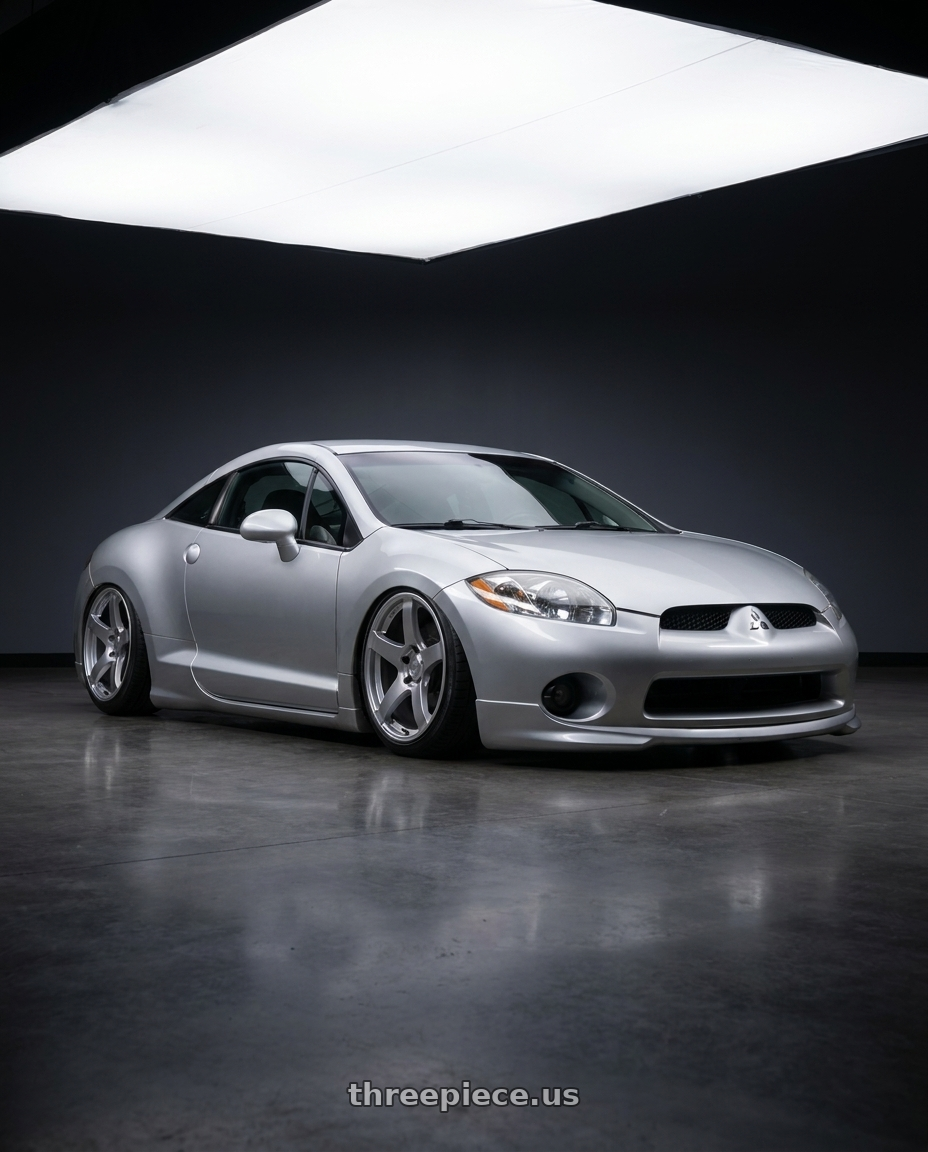 2010 Mitsubishi Eclipse with Ssr Gtv01 5x114.3 18x10.5+15  GLARE SILVER wheels