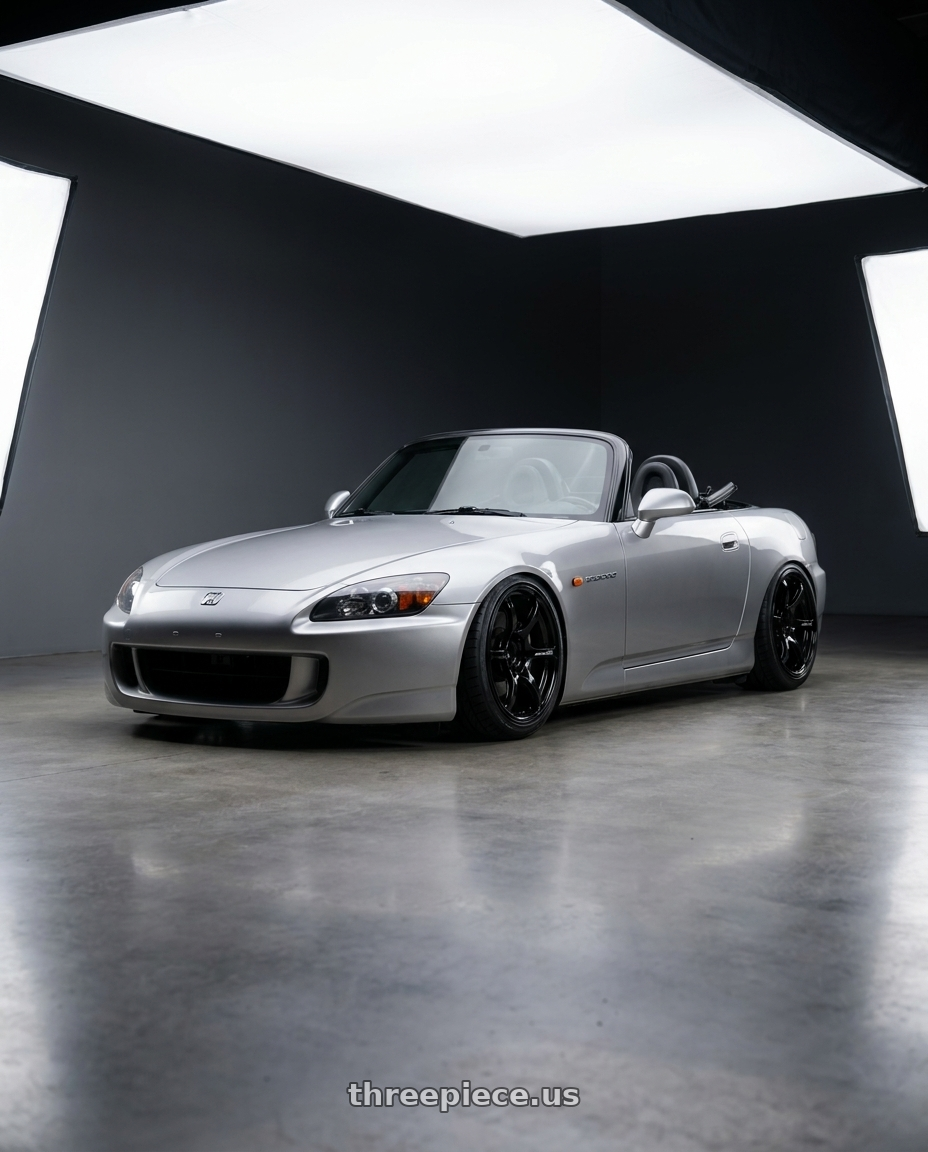 2009 Honda S2000 with Advan RGIII 5x114.3 18x10+35 Gloss Black wheels