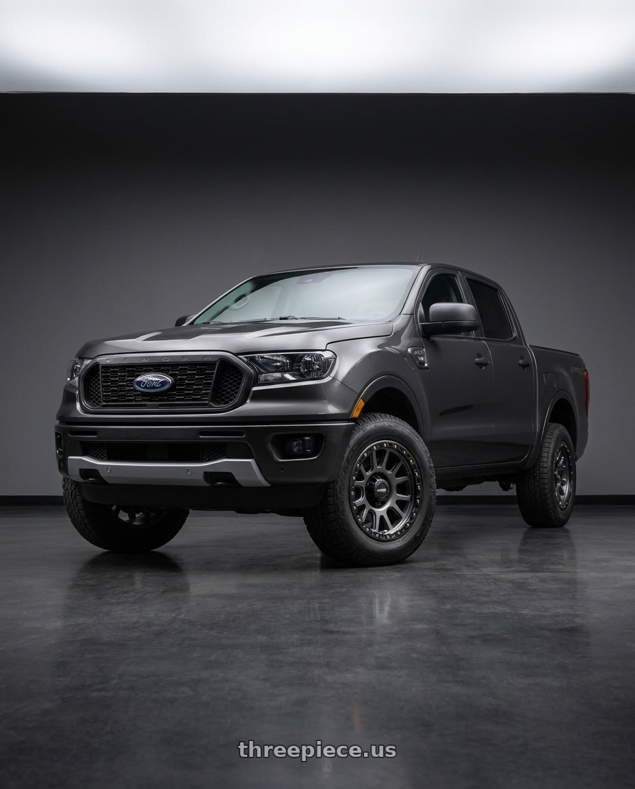 2021 Ford Ranger XL with Vision Off-Road 111 Nemesis 6x139.7 17x9-12 Gunmetal wheels