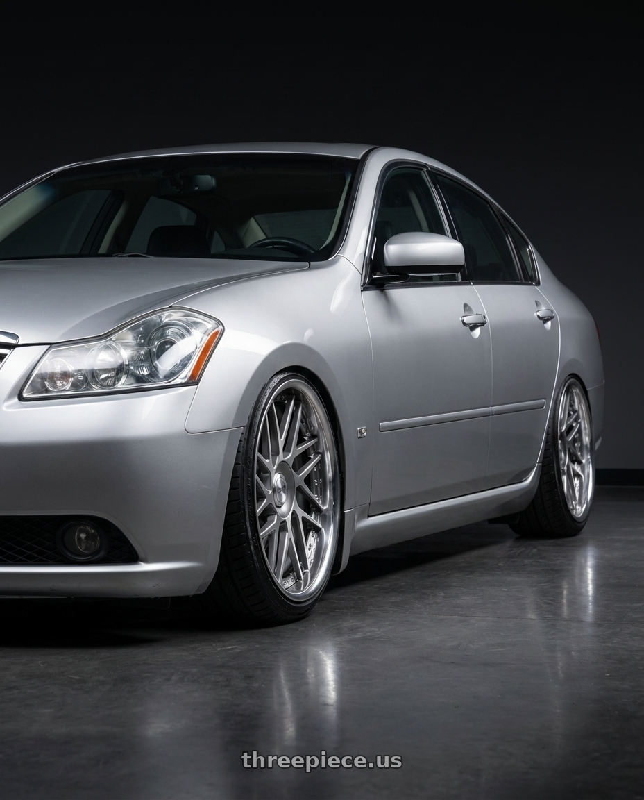 2007 Infiniti M45 with Leon Hardiritt Geist 20x10.5-36 Super Low Disk wheels