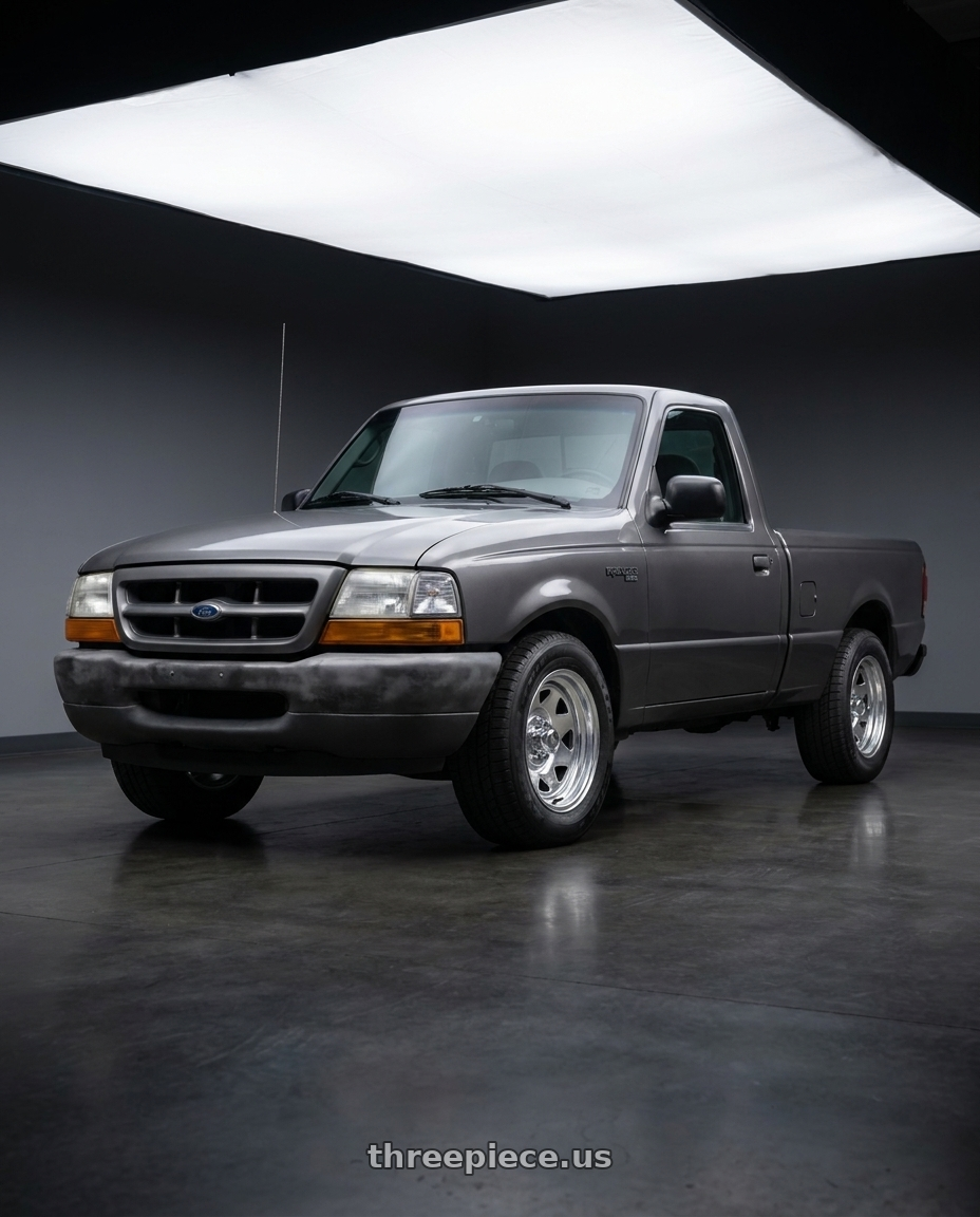 2000 ford ranger ev with Pacer Trailer 28GA Galvanized Spoke Trailer 5x114.3 15x6 +0 Galvanized wheels