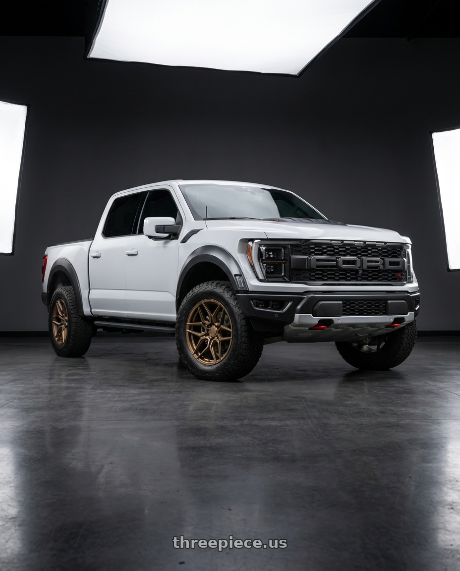 2023 Ford F150 Raptor with Rohana RFV2 6x135 20x9.5+0 Matte Bronze wheels