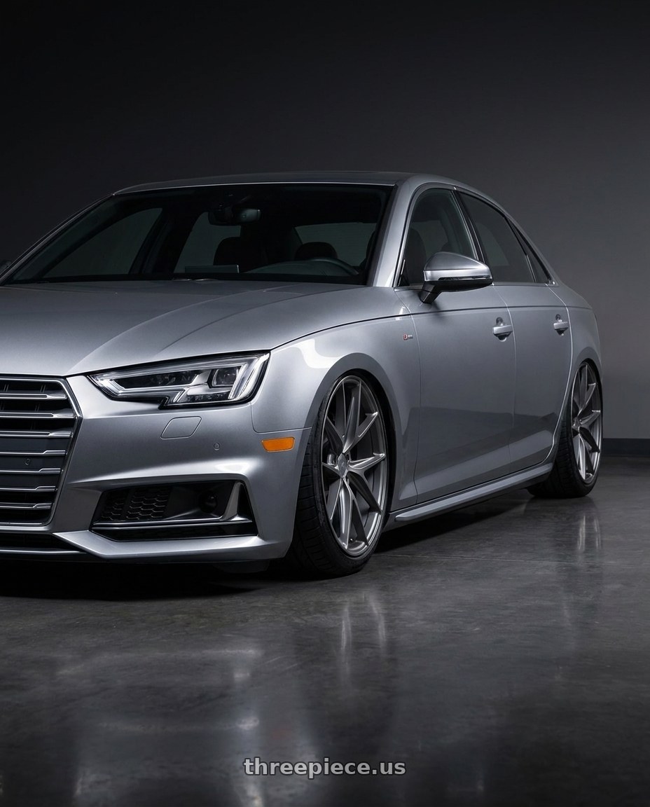 2023 Audi S4 B9 with Niche 1PC M116 MISANO 5X112 20X9 +38 MATTE GUN METAL wheels