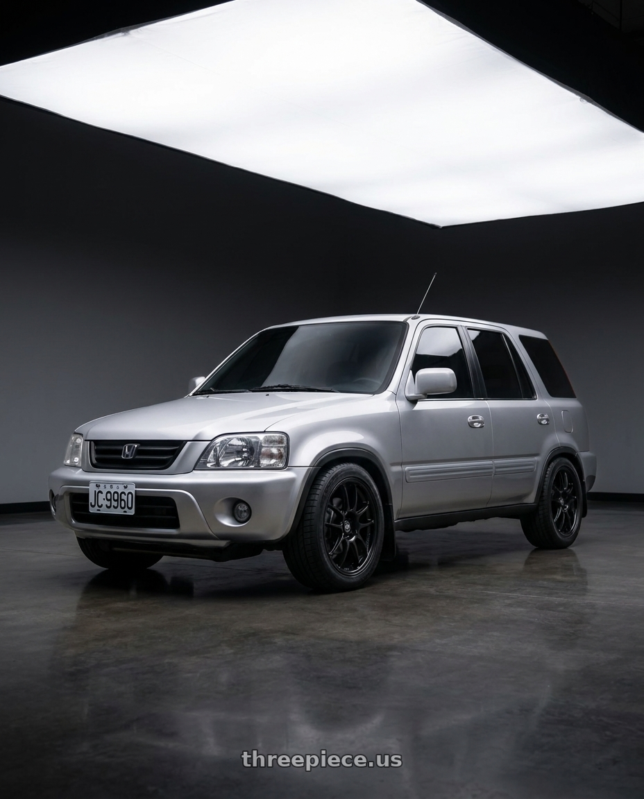 1999 Honda crv with Enkei PF01 5x114.3 17x8+50 Black wheels