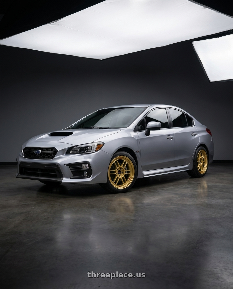 2018  SUBARU  WRX with Enkei RPF1 5x114.3 18x8.5+40 Gold wheels