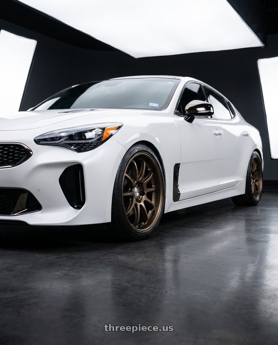 2023 Kia Stinger GT2 with Work Emotion D9R wheels