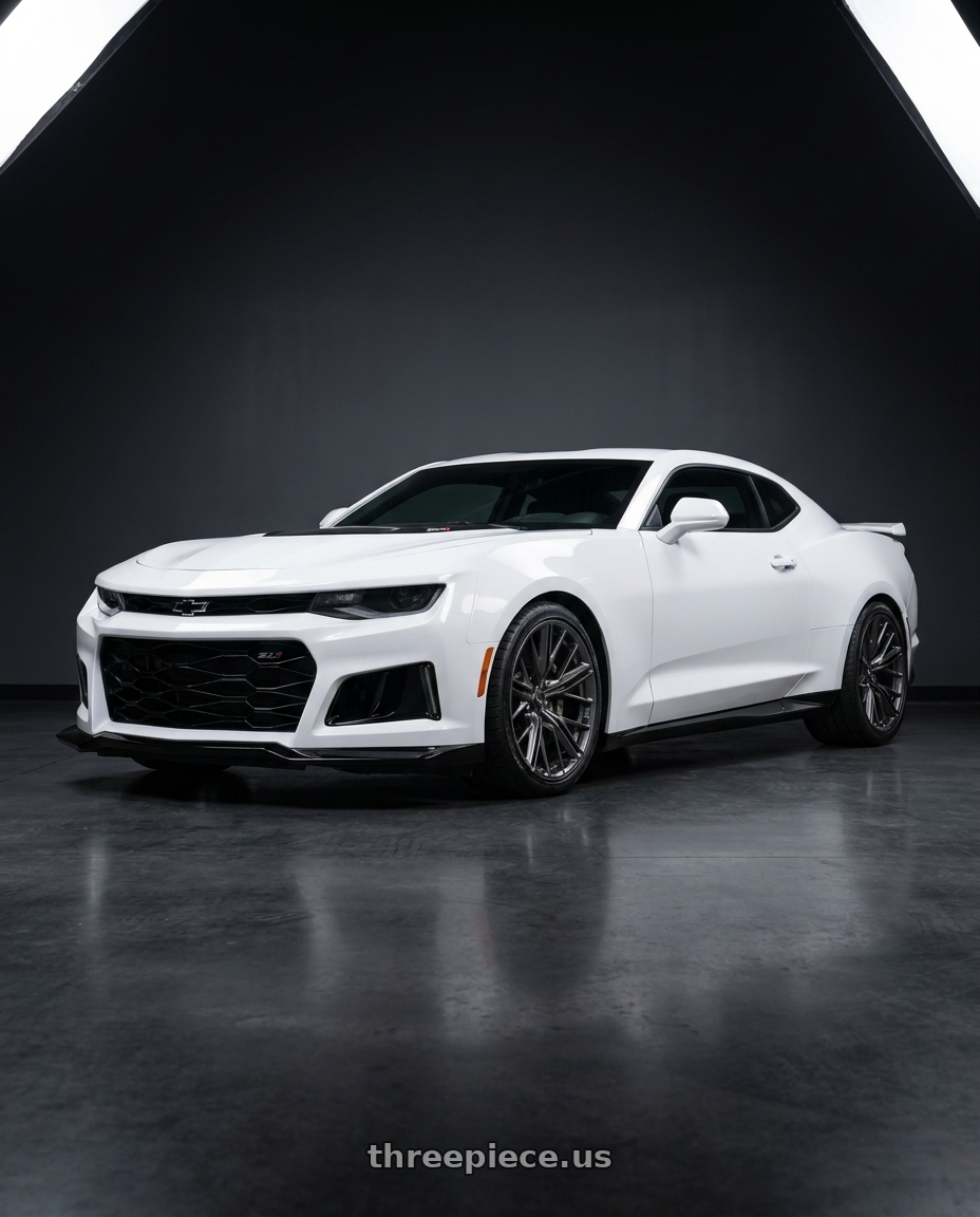 2021 Chevrolet Camaro SS with American Racing AR941 MACH FIVE 5X120 20X10 +22 GRAPHITE wheels