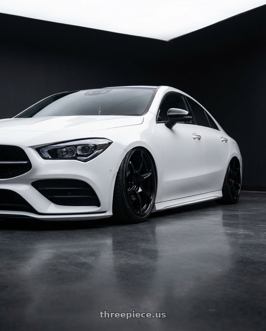 2023 Mercedes-Benz CLA C118 with Advan RGIII 5x112 19x8.5+45 Gloss Black wheels