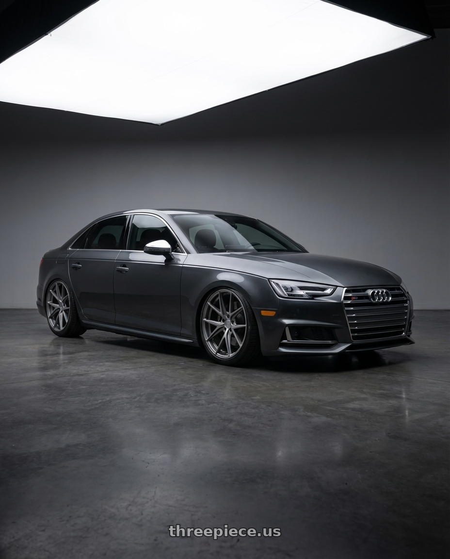 2023 Audi S4 B9 with Niche 1PC M116 MISANO 5X112 20X10 +40 MATTE GUN METAL wheels