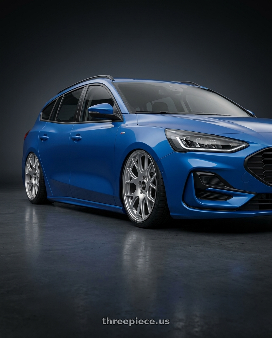 2023 focus wagon mk4.5  with BBS CH-R 5x112 18x8.5 +47 Brilliant Silver Polished Rim Protector wheels