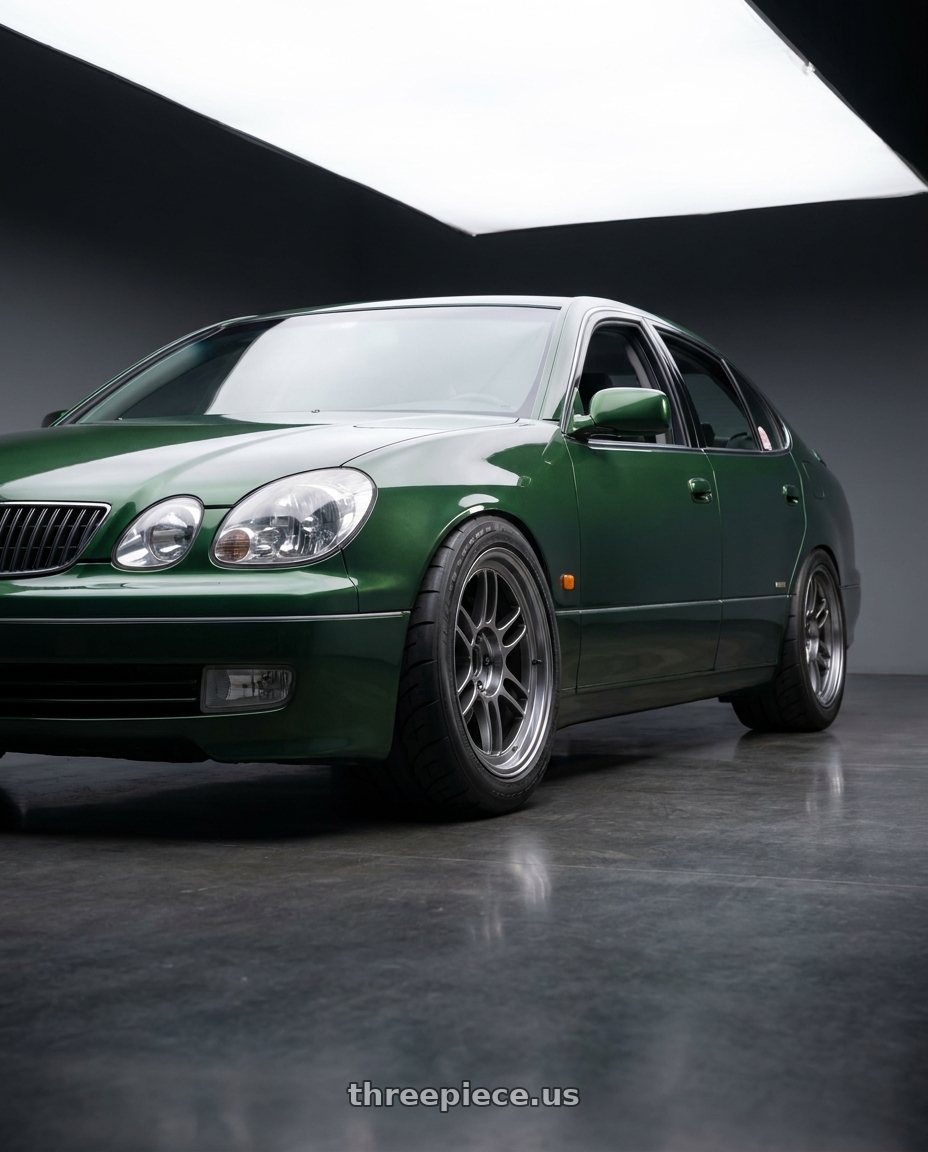1998 toyota aristo with Enkei RPF1 5x114.3 18x9.5+38 SBC wheels