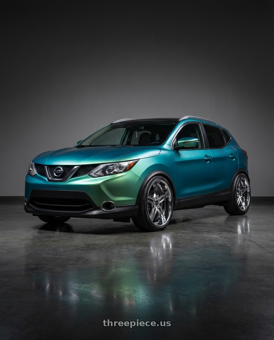 2017 Nissan Qashqui with Blade Luxury BL-402 Pizarro 5x115 24x9.5 +15 Chrome wheels