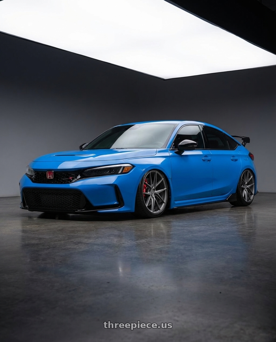 2020 Honda Civic Type R with Niche 1PC M116 MISANO 5X120 19X9.5 +35 MATTE GUN METAL wheels