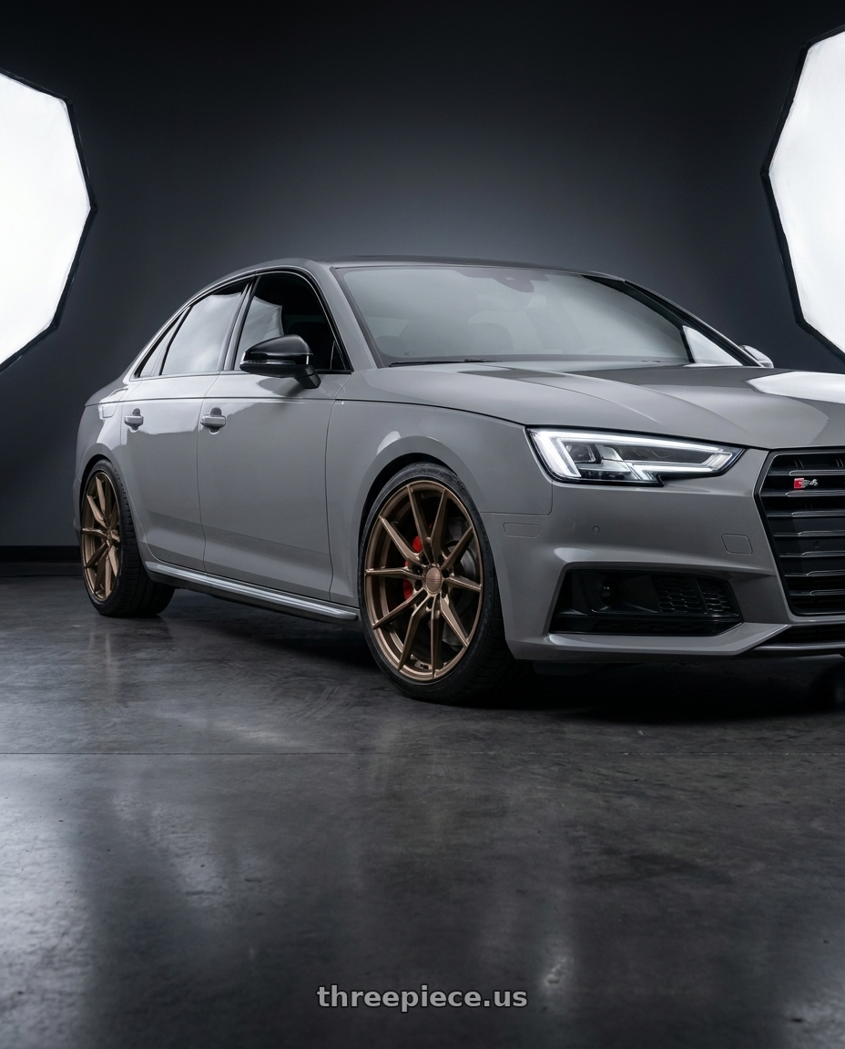 2019 Audi s4 with TSW NEPTUNE 5X112 20X9 +35 MATTE BRONZE wheels