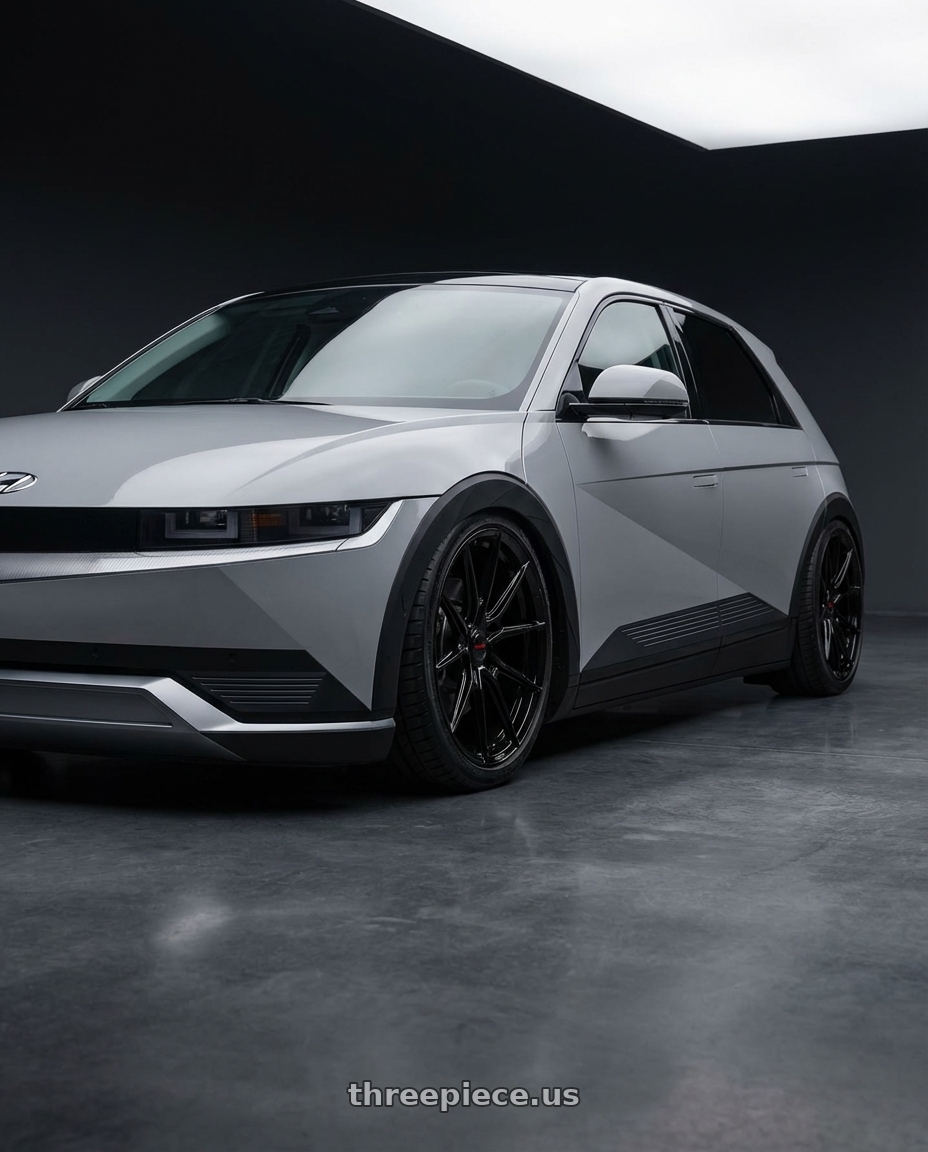 2024 Hyundai Ioniq 5 N with Vossen x Novitec NF10 21x10 - 5x114.3 BP - ET32 - Gloss Black Ferrari 812 Superfast/GTS Front Wheel - F-AFP-63-F01-C25 wheels