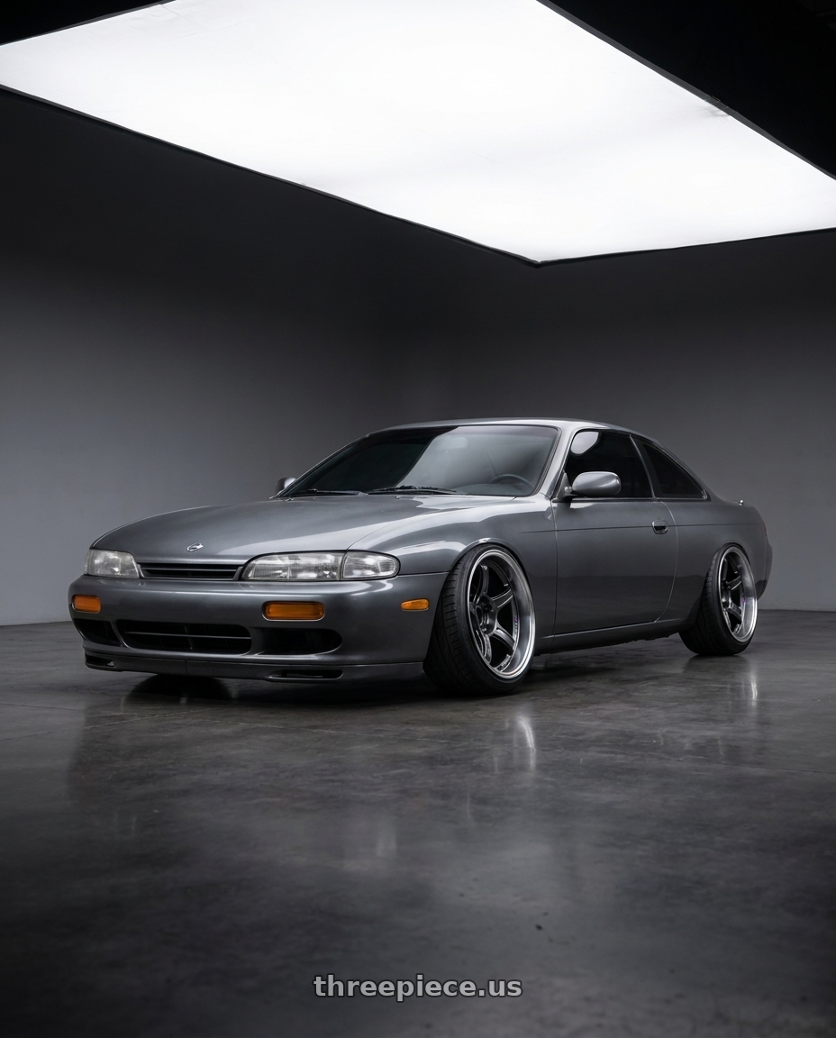1995 Nissan 240sx with Ssr Gtx03 5x114.3 18x10.5+22  BLACK GRAPHITE wheels