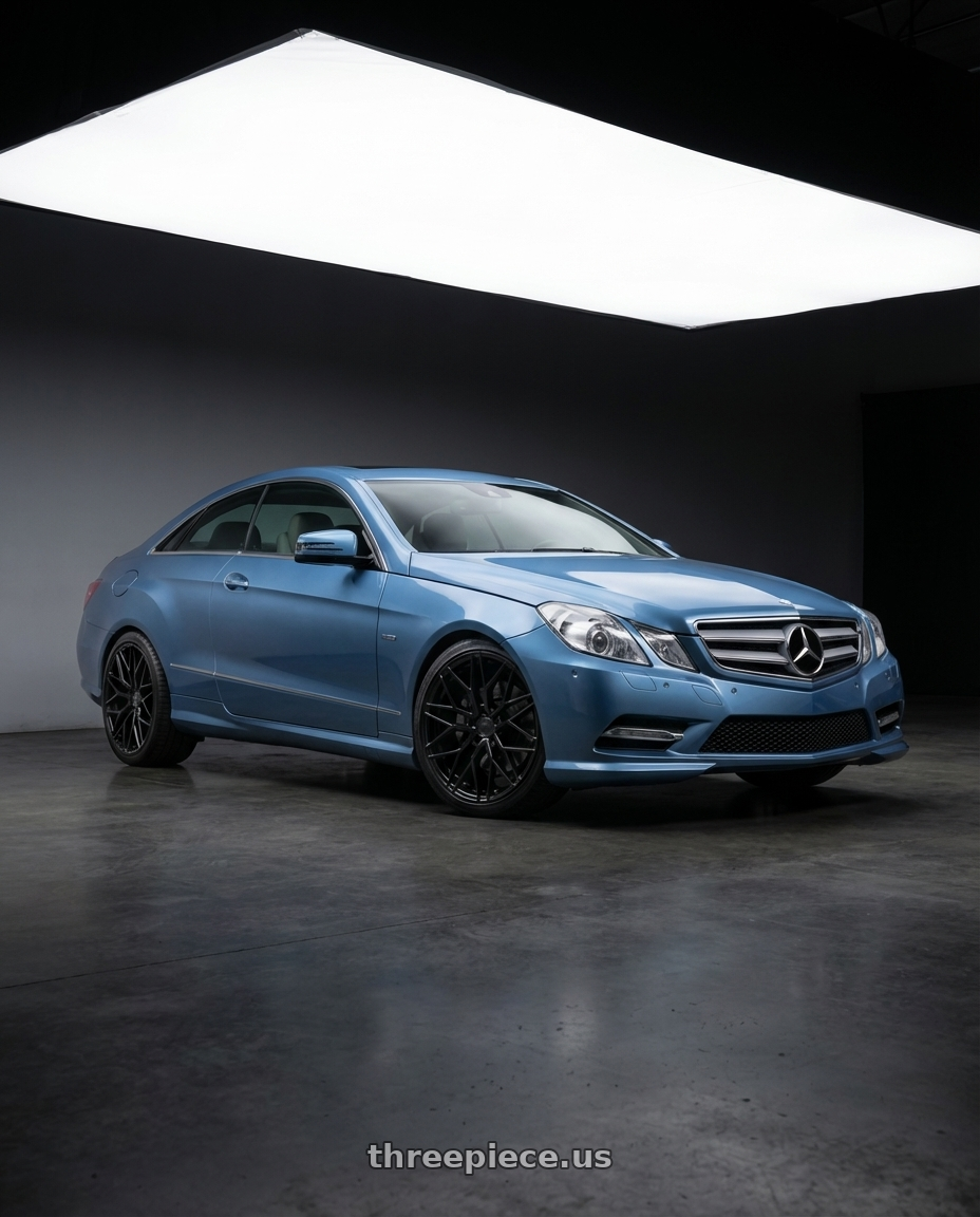 2014 Mercedes-Benz E-Class Coupe C207 with Avant Garde Wheels M520R 5X112 19x9.5 +40 Gloss Black wheels