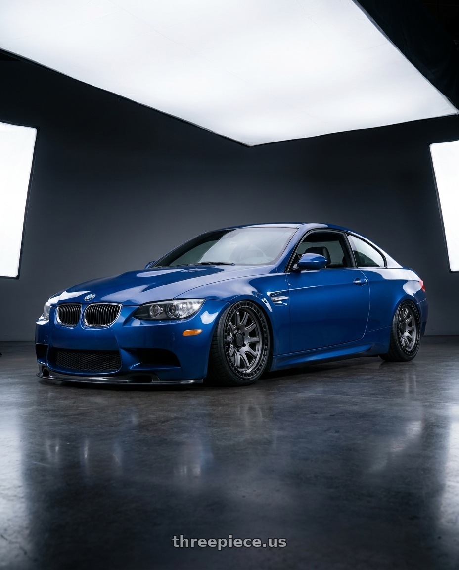 2008 E92 m3 with Black Rhino CALICO 6X135 20X9 0 MATTE GUNMETAL W/ MATTE BLACK LIP wheels