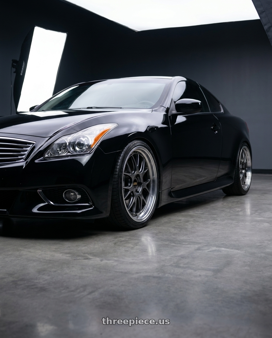 2011 Infiniti g37 with BBS LM-R 5x114.3 19x9.5+38 Diamond Black wheels