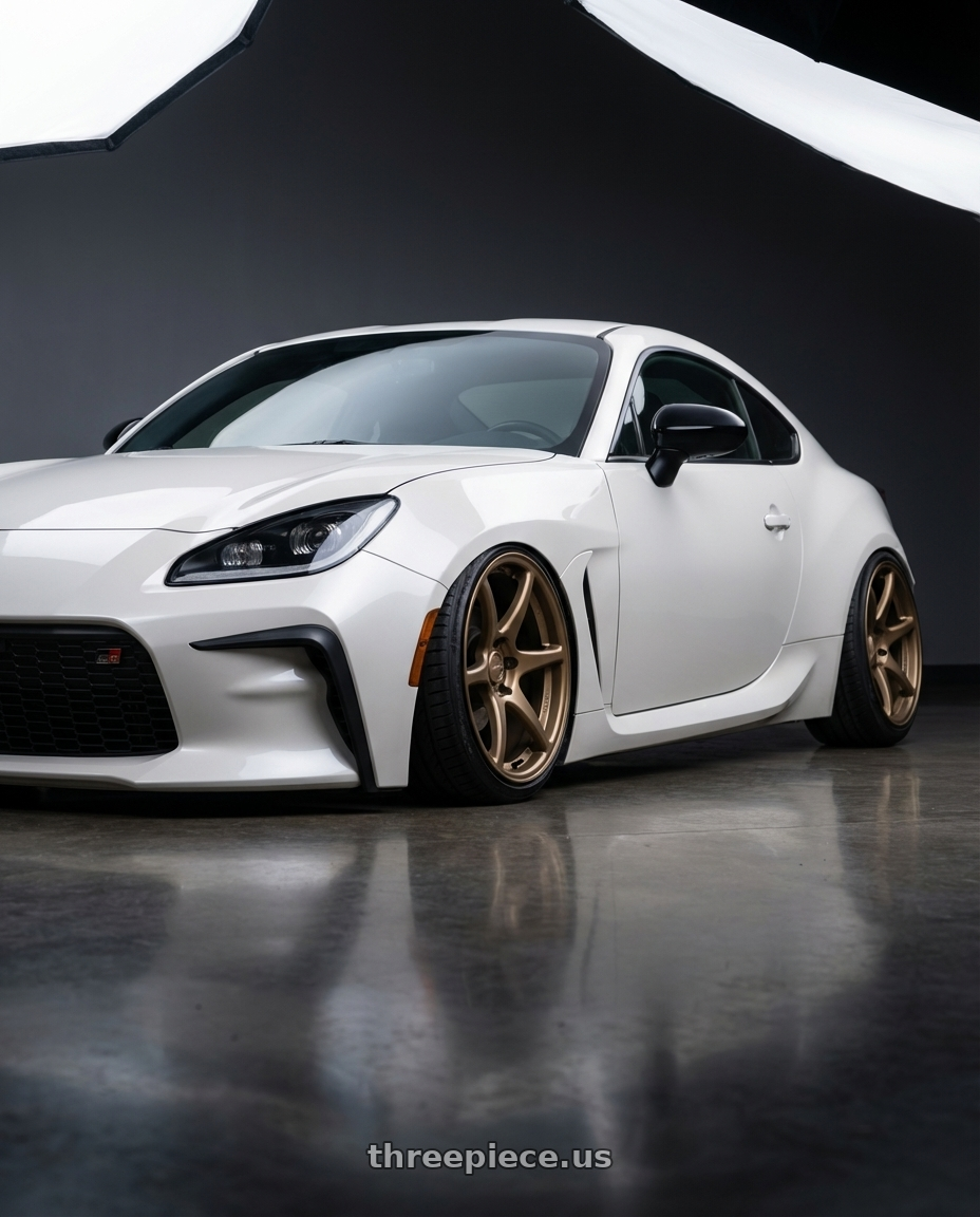 2016 Scion FR-S with Kansei K11B Tandem 5X100 18x9.5 22 Bronze wheels