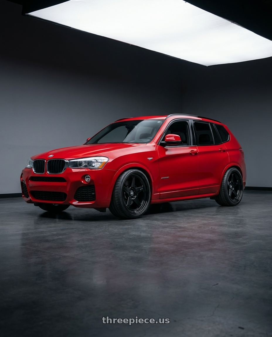 2017 x3 Msport with ESR Wheels CR SERIES CR5 5x114.3 18x9.5 +35 Gloss Black wheels