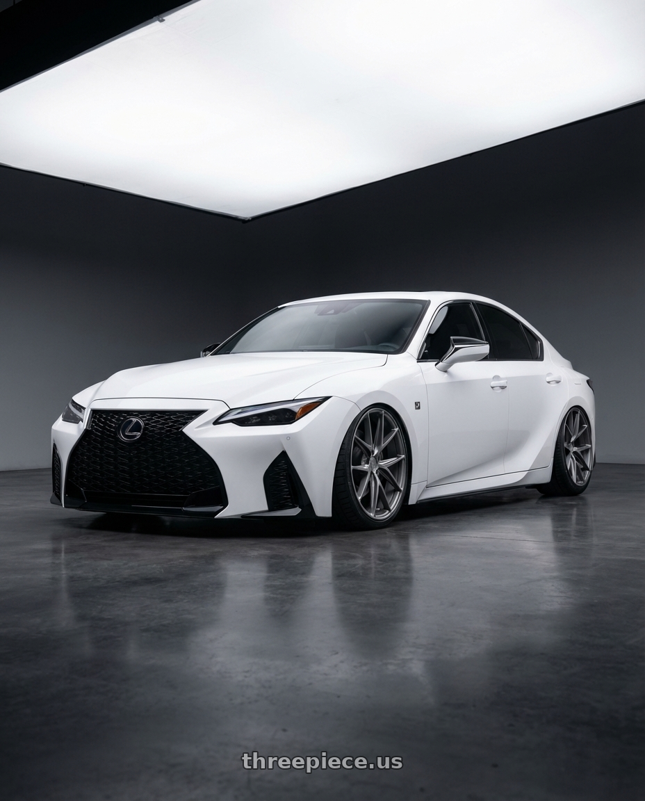 2024 Lexus IS 350 with Niche 1PC M116 MISANO 5X114.3 19X8.5 +45 MATTE GUN METAL wheels