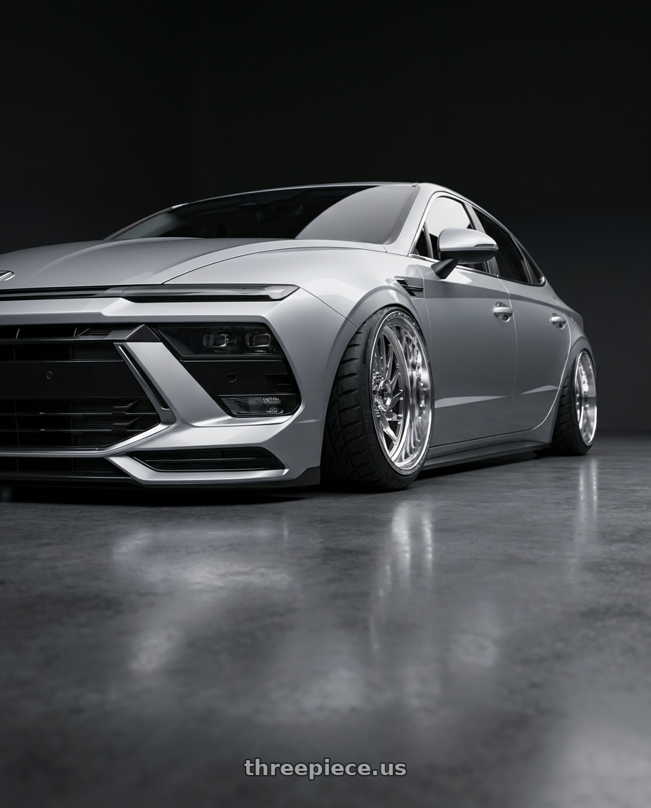 2024 Hyundai Sonata SEL with Fuel Forged FF110 5x139.7 20x9 +0 POLISHED wheels
