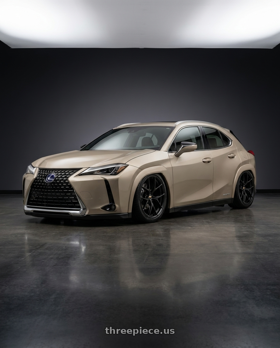 2021 Lexus ux with BBS FI-R 5x112 20x11.5+40 Satin Black wheels