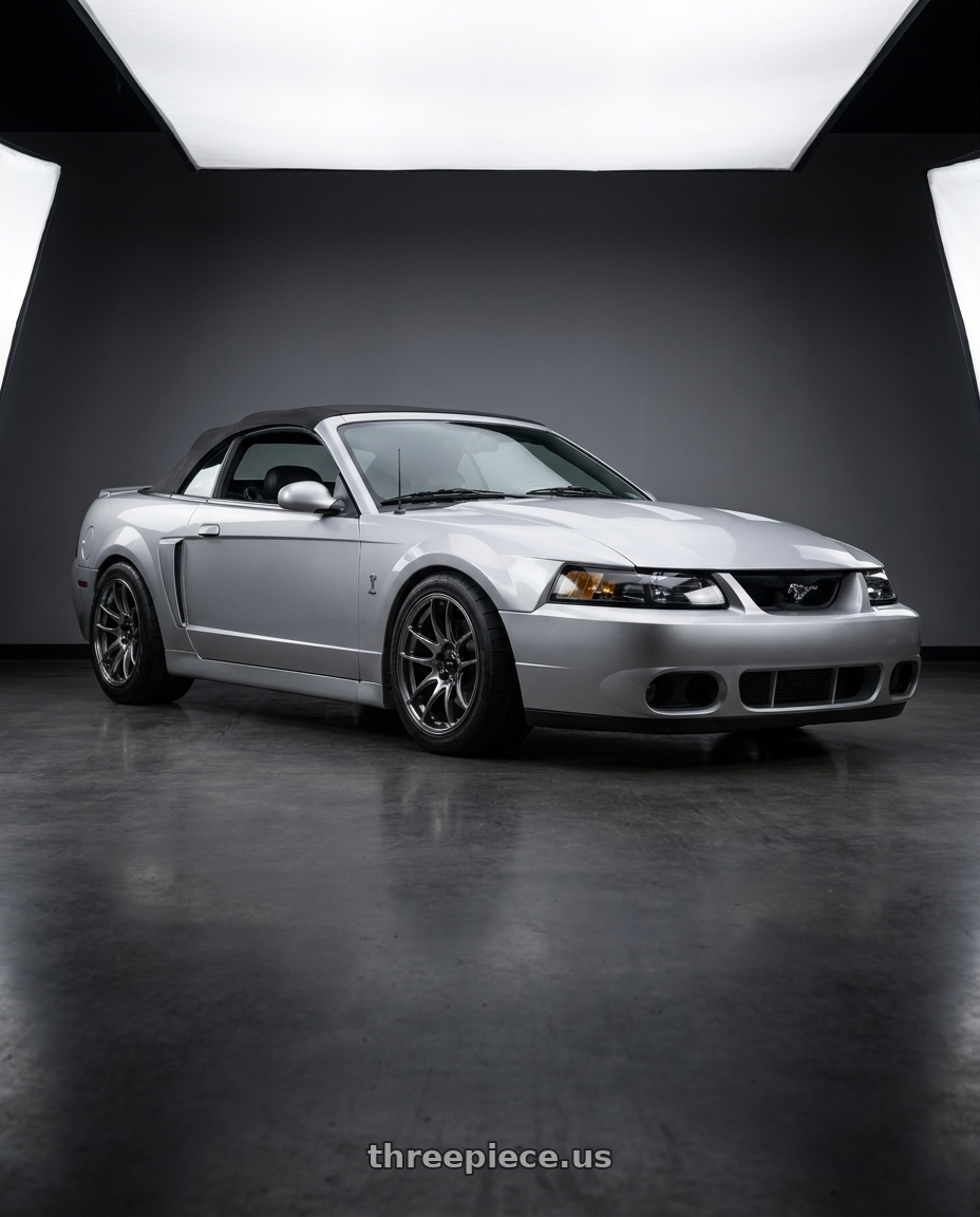2004 ford mustang  with Vors TR4 5x114.3 18x9.5  +22 Hyper Black wheels
