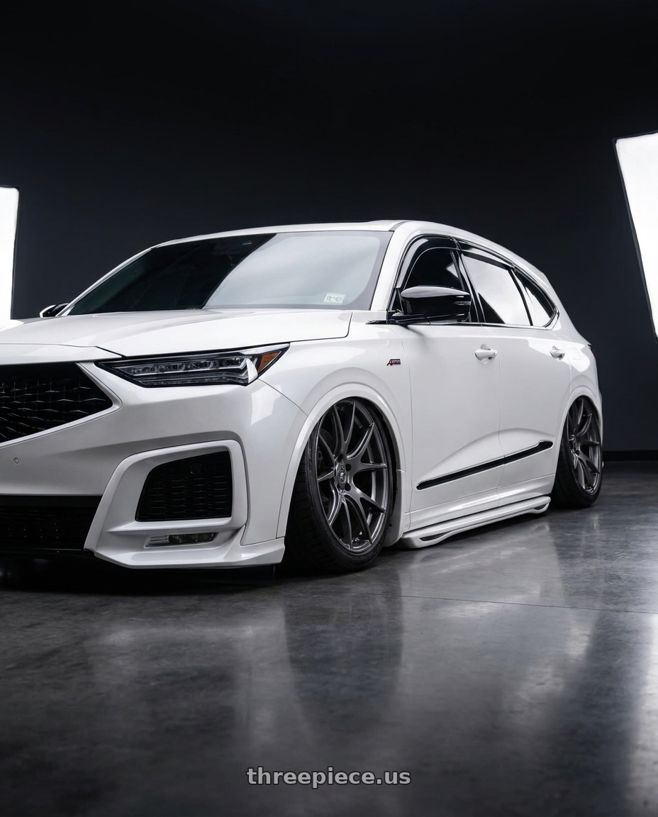 2026 ACURA MDX A-SPEC PATESAW15 with Forgestar CF5V 6x114.3 19x13 +62 Gloss Anthracite wheels