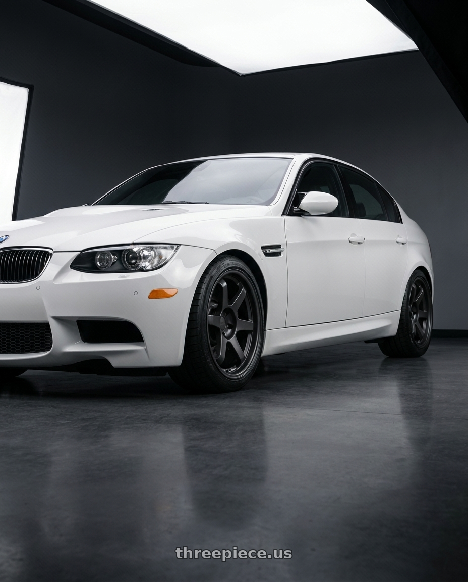 2009 E90 M3 with 9six9 SIX-1 5x120 18X10 +35 Carbon Gray wheels