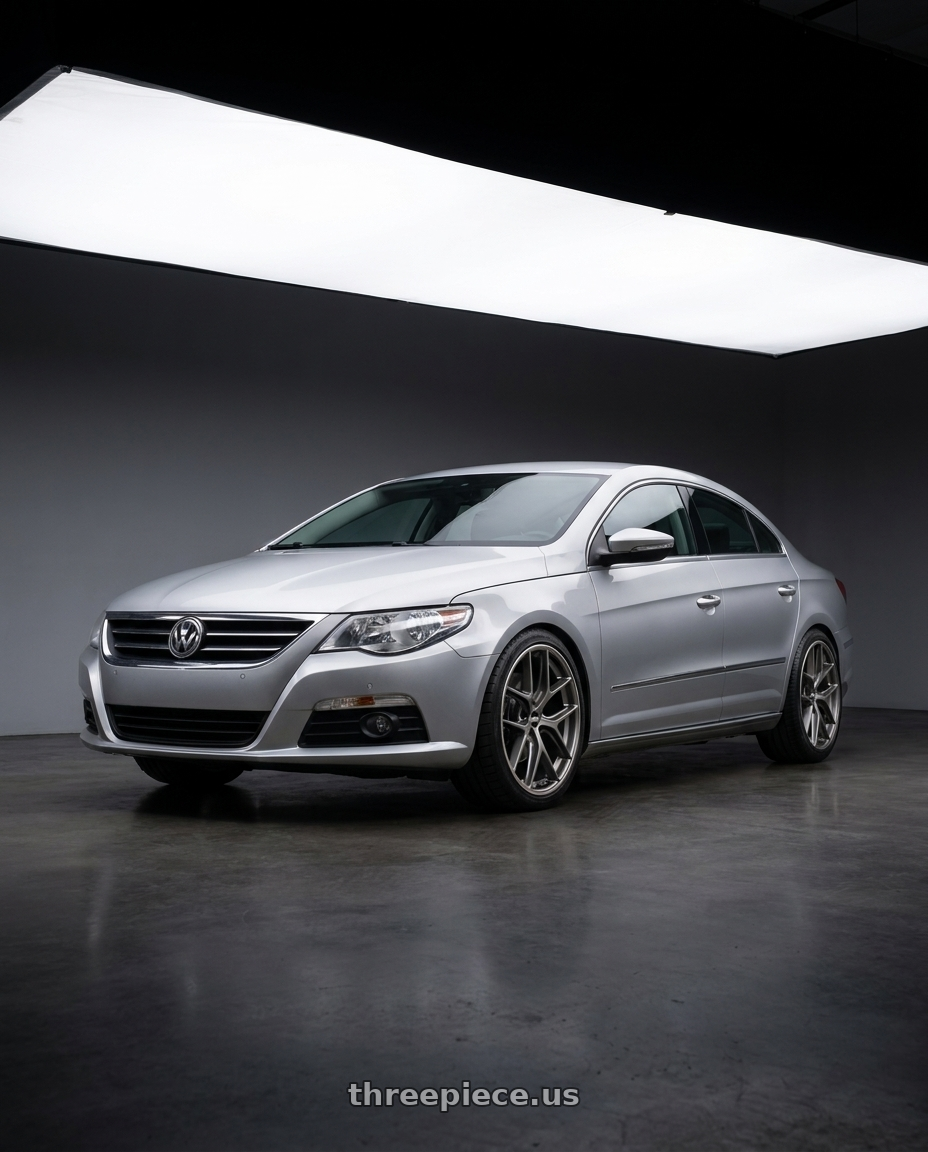 2015 Volkswagen CC with BBS CC-R 5x112 19x9.0+42 Satin Platinum wheels