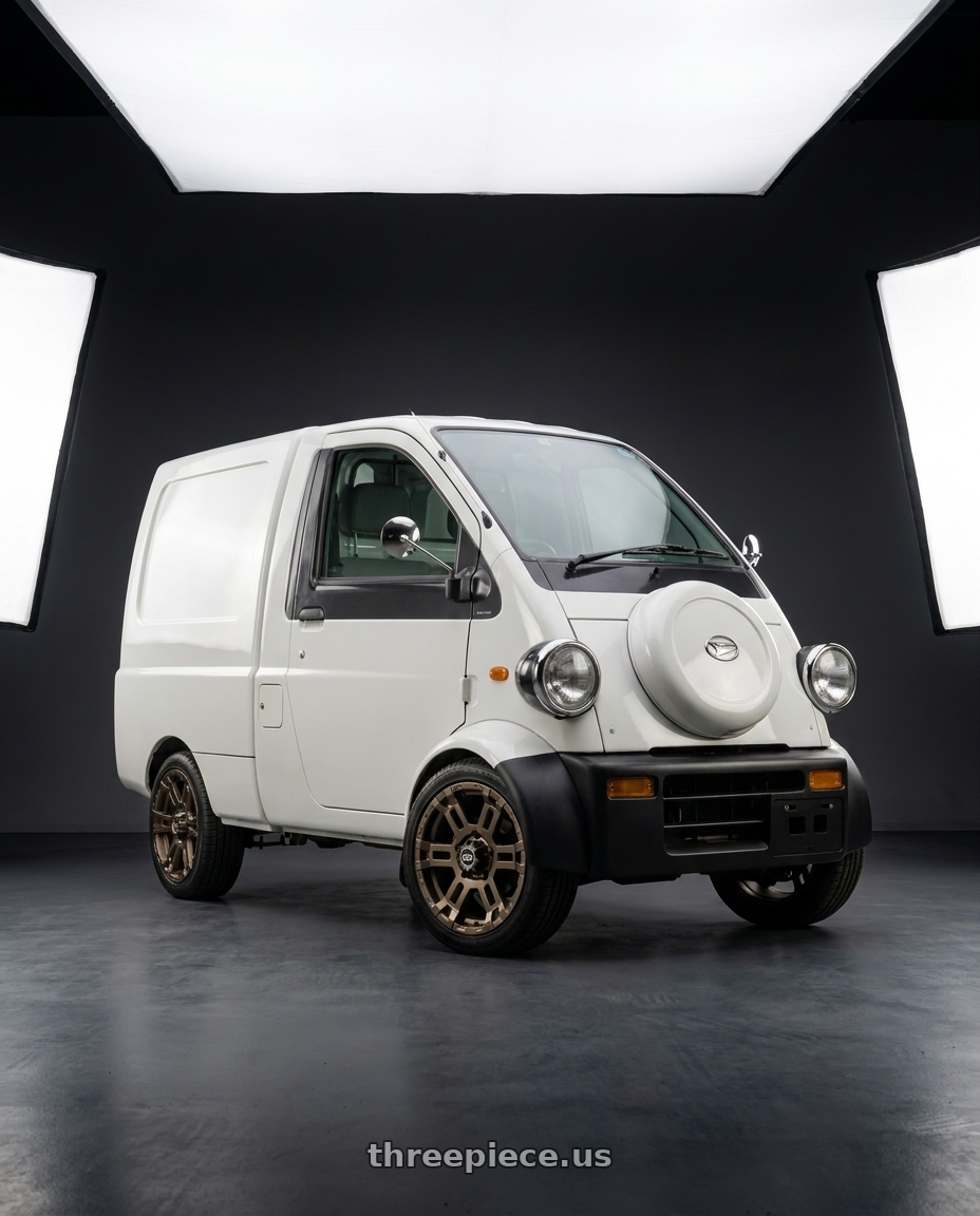 1998 Daihatsu Midget Ii Cargo with Enkei Commander 6x139.7 18x8.5-10 Bronze wheels