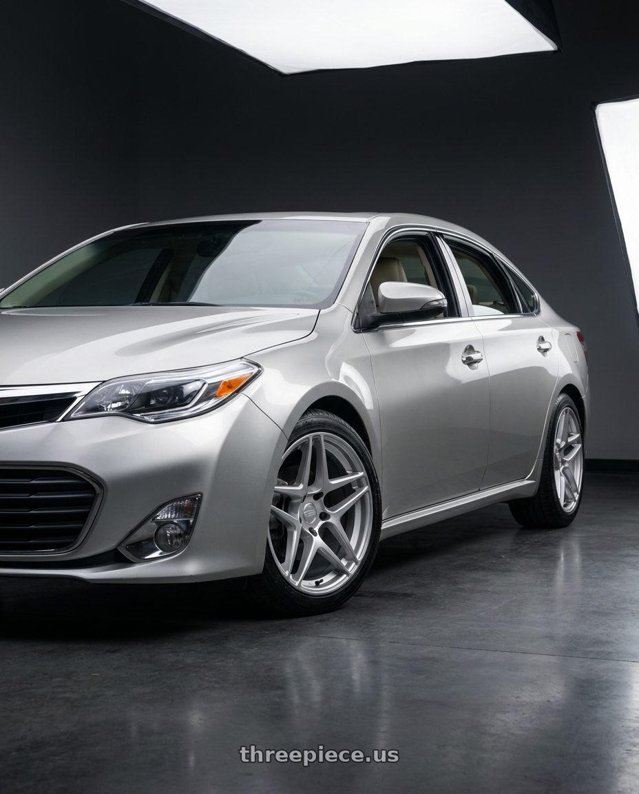 2013 toyota avalon with Kansei K15H Astro 5x114.3 18x9 22 Hyper Silver wheels