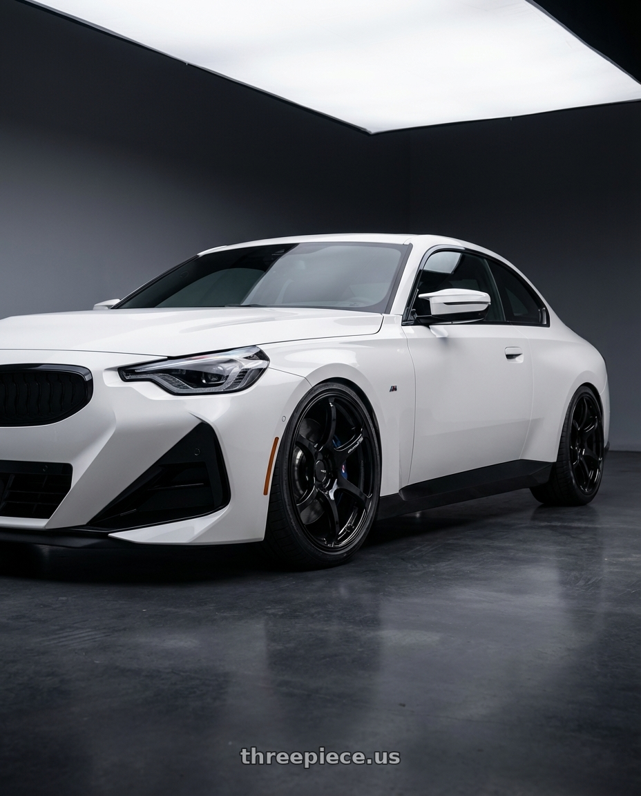 2024 BMW 2 Series G42 with Advan RGIII 5x112 19x8.5+45 Gloss Black wheels