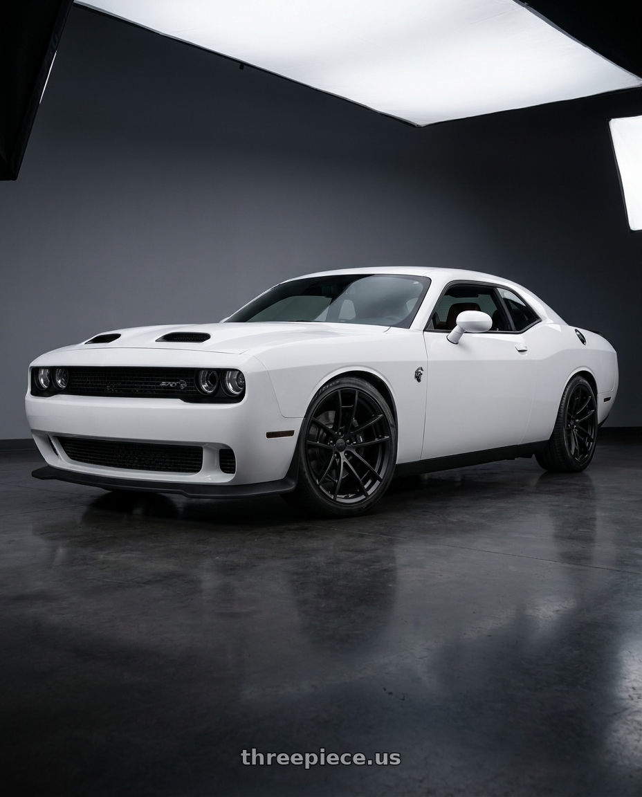 2021 Dodge Challenger SXT with MRR M392 5x115 20x9.5  +12 Matte Black fit Charger Challenger wheels